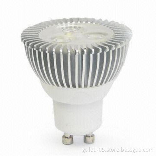 MR16/GU10/E27 LED Spotlight with 3W Power, EMC Driver, CE, RoHS Approved